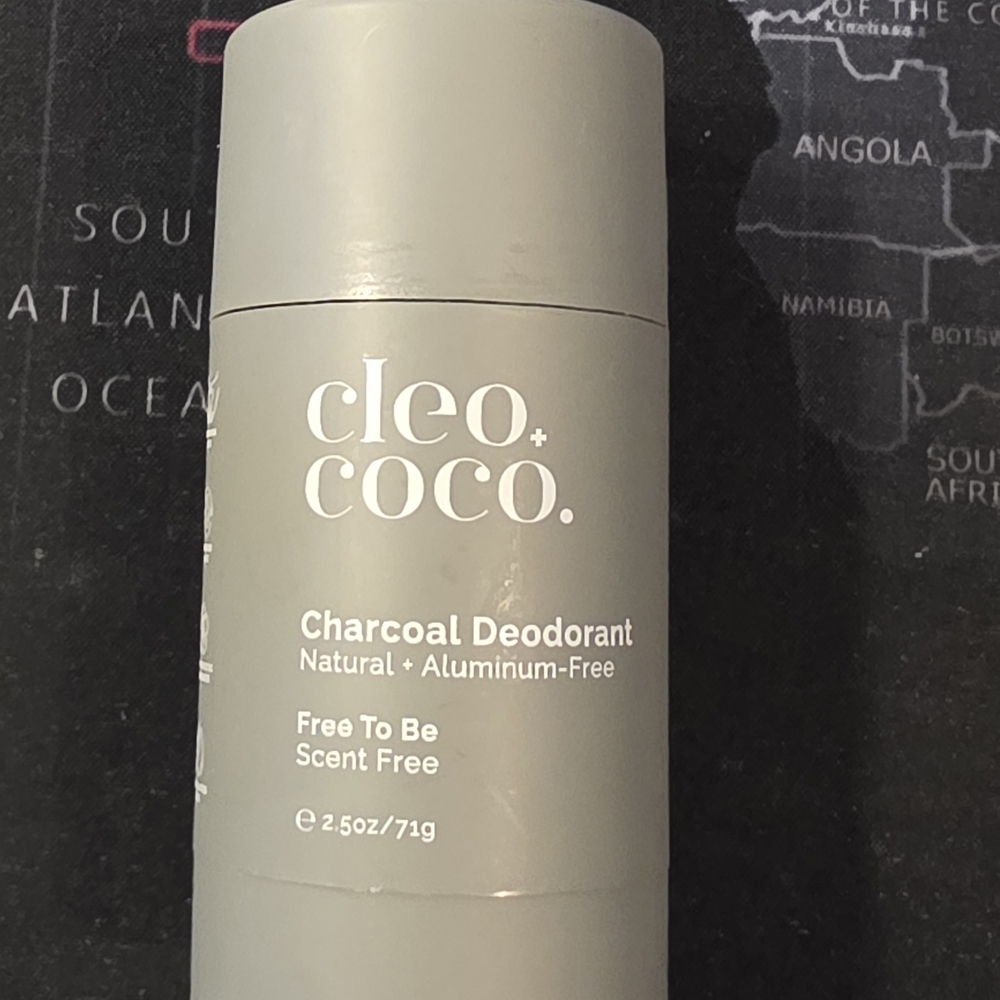 Charcoal Deodorant Stick – Scent Free (Gray)